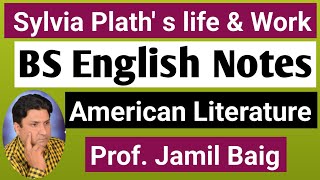 Life and Work of Sylvia Plath Plaths poetry American Literature [upl. by Rihat]