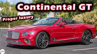 2023 Bentley Continental GT Convertible – DM Review  Quick Drive [upl. by Oznohpla]