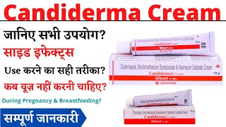 Candiderma Cream Uses amp Side Effects in Hindi  Candiderma Cream Ke Fayde Aur Nuksan [upl. by Noemi]