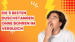 【Duschstange ohne bohren】Die 5 besten duschstangen ohne bohren im Vergleich [upl. by Halette]