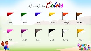 Learn Colors Name In English  Color Videos For Kids  Learn to write colors name for Kids [upl. by Shaina141]