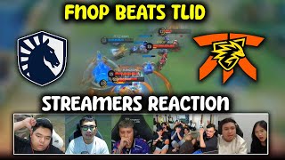 STREAMERS REACTION TO FNOP VS TLID BATTLE OF MPL CHAMPS🤯🤯 [upl. by Ianteen]