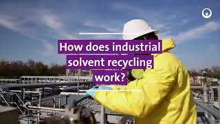 How does industrial solvent recycling work [upl. by Maxwell]