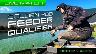 Live Match Fishing Decoy Lakes Golden Rod Feeder Qualifier [upl. by Bethesda]