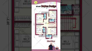 30x 40 Duplex House Plan with Car Parking 5bhk 3040 houseplan indianhouseplan housemap [upl. by Snej]