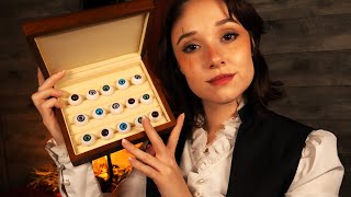 ASMR Glass Eye Salesman amp Eye Exam [upl. by Gentry454]