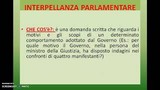 INTERROGAZIONI INTERPELLANZE E MOZIONI [upl. by Waxman]