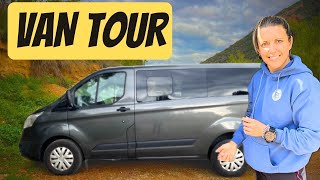 ASÍ ES nuestra FURGO Camper😍VAN TOUR🚐 [upl. by Trev]