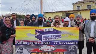 Khalistan Referendum Support from ItlayKhalistan Referendum New ZeanadPanjab Di GalSFJ [upl. by Donaldson]