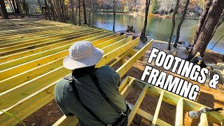 Helical Pile Footings and Framing For a New Deck Lakeside Dream Deck PART 1 [upl. by Nedla]