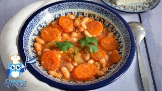 FASOLADA  Soupe aux haricots blancs Cuisine à la grecque [upl. by Ronnholm]