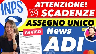 ULTIM’ORA INPS🔴 ASSEGNO DI INCLUSIONE 👉 AUU ✅ SCADENZA ISEE DSU 🚨 DOMANDE SOSPESE [upl. by Drofhsa144]