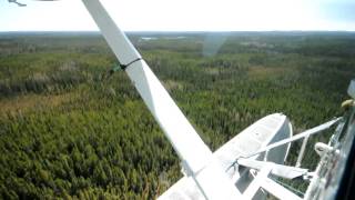 Retour en hydravion et aperçu des coupes à blanc [upl. by Jolynn]