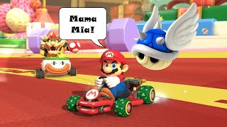 Destroying our friendship in Mario Kart  Lets Play [upl. by Harshman]