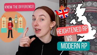 HEIGHTENED RP VS MODERN RP Know the Difference  Accent Coach [upl. by Nibor31]