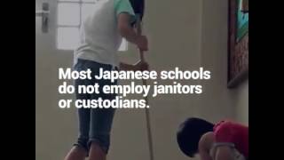 Japanese schools dont need janitors [upl. by Oisorbma286]