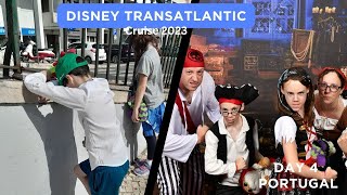 Transatlantic Disney cruise  Lisbon Portugal  Pirate night  Autism family  Day 4 [upl. by Moonier118]