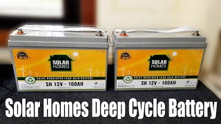 unboxing Solar Homes Deep Cycle Battery [upl. by Werda]