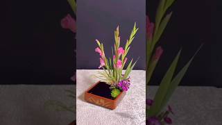 Pink Gladiolus Making a Flower Arrangement [upl. by Maharg]