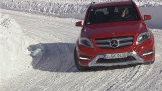 2013 Mercedes GLK 350 on Snow [upl. by Niasuh318]