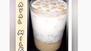 Kozhikode Special Royal Aval Avil Milk summer cool iftar ramadan special shake Recipe [upl. by Saint461]