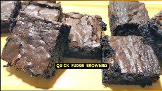 Easy Brownies Recipe 3 Ingredients Brownies cuisinepalette [upl. by Icyac]