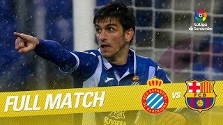 Full Match RCD Espanyol vs FC Barcelona LaLiga 20172018 [upl. by Aisaim588]