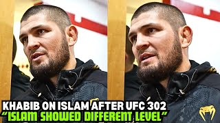 Khabib Nurmagomedov Thoughts On Islam Makhachev Win Over Dustin Poirier At UFC 302 INTERVIEW [upl. by Winfield]