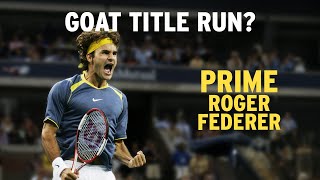 Roger Federers Dominant Title Run  Highlights of Every Match  2005 US Open [upl. by Nico]