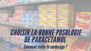 Comment savoir la bonne dose de paracétamol pour éviter un surdosage [upl. by Arahsal]