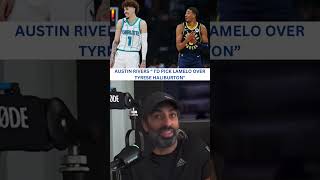 Austin rivers believes LaMelo ball is a better player than Tyrese Haliburton lameloball tyrese [upl. by Odlanyar]