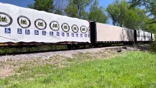 Grenada Railroad Lumber Train [upl. by Leahsim]