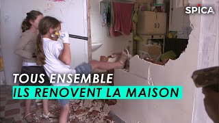 Rénovation de la maison avec toute la famille [upl. by Nevla689]