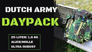 Budget Bushcraft Rucksack 25L Niederländische Armee Daypack [upl. by Shellie]