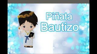 DIY Piñata Bautizo 👼🏻 trending piñatas piñatascreativas piñataspersonalizadas piñatasinfantiles [upl. by Leboff641]