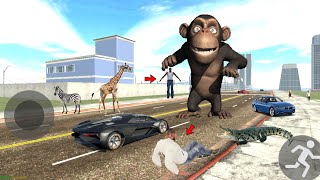 Indian Bikes Drawing 3D New Update 😍 Monkey 🐒 Attack Franklin  Indian Bikes [upl. by Charmion312]