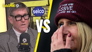 Simon Jordan CLASHES with West Ham fan who DEMANDS the club to GET RID of David Moyes 😬🔥 [upl. by Tem]