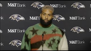 ODELL BECKHAM JR OFFICIALLY SIGNS WITH THE BALTIMORE RAVENS [upl. by Aicilihp]