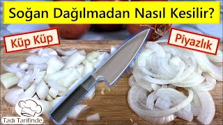 Soğan Dağılmadan Nasıl Kesilir 🧅  Püf Noktası 🔪 [upl. by Elata794]