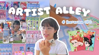 ARTIST ALLEY Vlog ✨ Iberanime 2024 I UNDERPACKED [upl. by Brendin471]