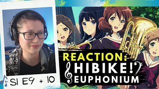 Sound Euphonium Season 1 Episodes 9 amp 10 Reactions CC  One Two Shot’ [upl. by Helga912]