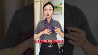 2024 Scarf fashion styles for girls Headscarf Styles shorts scarfwearing [upl. by Lucio]