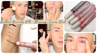 The Anastasia Beverly Hills Blurring Serum Blush  Let’s Try All Five Shades [upl. by Anitniuq]