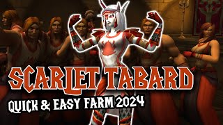 How to Get The Tabard of the Scarlet Crusade on Retail WoW 2024 Guide Scarlet Monastery Armory [upl. by Hyps]