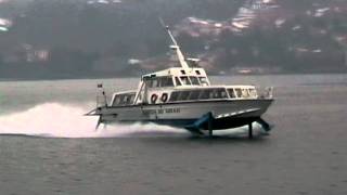 Freccia dei Gerani a Tremezzo  Aliscafo Lago di Como [upl. by Ezaria640]