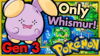 Can I Beat Pokemon Fire Red with ONLY WHISMUR 🔴 Pokemon Challenges ► NO ITEMS IN BATTLE [upl. by Hutson275]