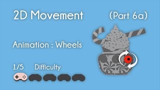 Unity  2D Movement part 6a  Animation  Wheels [upl. by Atinrehs]