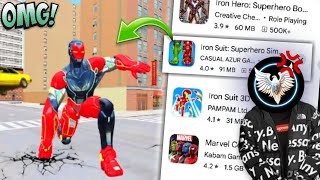 Playing Best IRON MAN Games in Mobile 🤯 [upl. by Kciredohr]