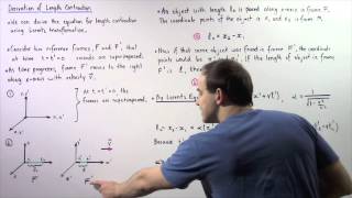 Derivation of Length Contraction Equation [upl. by Etterrag]