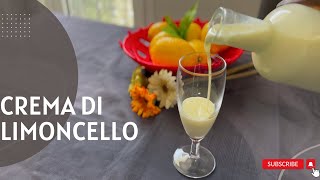 How To Make Smooth Homemade Crema di Limoncello  The Perfect Summery Taste Of Italy [upl. by Yffub74]